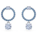 Swarovski Attract kör alakú fülbevaló kék kristályokkal 5723563