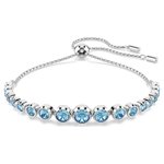 Swarovski Imber állítható karkötő kék kristályokkal 5719282