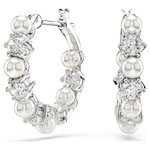 Swarovski Matrix karika fülbevaló kristályokkal és kristálygyöngyökkel 5709256