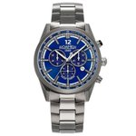 Roamer Helios Power titántokos solar kék férfi chronograph karóra 973981444520