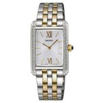 Seiko Classic bicolor kristályberakásos női quartz karóra SWR093P1