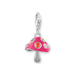 Thomas Sabo Rózsaszín kalapos ezüst gomba charm 2211-845-7