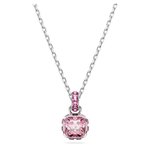 Swarovski Október sötét rózsaszín köves nyaklánc 5651791