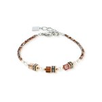 Coeur de Lion Mini cubes mocha mousse karkötő 4567/30-1100
