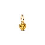 Pandora ékszer ME mini szív függő shine charm sárga cirkóniával 763862C01