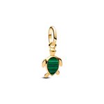 Pandora ékszer ME zöld teknős mini shine függő charm 763823C01