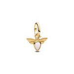 Pandora ékszer ME fehér shine méhecske mini függő charm 763826C01
