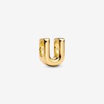 Pandora ékszer U betű shine charm 763967C00