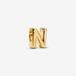 Pandora ékszer N betű shine charm 763960C00