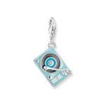 Thomas Sabo Kék lemezjátszó ezüst charm 2217-041-7
