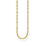 Thomas Sabo Aranyozott ezüst szingapúri nyaklánc KE2284-413-39-L45v