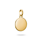 Thomas Sabo Gravírozható kerek aranyozott ezüst connect charm CC1271-413-39