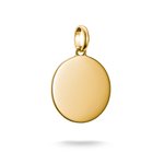 Thomas Sabo Gravírozható kerek aranyozott nagy ezüst connect charm CC1273-413-39