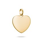 Thomas Sabo  Gravírozható nagy szív aranyozott ezüst connect charm CC1274-413-39