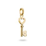 Thomas Sabo Aranyozott ezüst szerelem kulcs connect charm CC1241-414-14