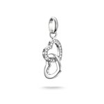 Thomas Sabo Dupla szív ezüst connect charm cirkóniával CC1201-051-14