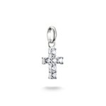 Thomas Sabo Áttetsző köves kereszt ezüst connect charm CC1206-051-14