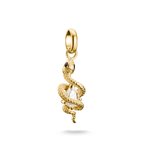 Thomas Sabo Kígyó aranyozott ezüst connect charm CC1264-565-14