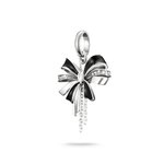 Thomas Sabo Masni fekete ezüst connect charm CC1288-691-11