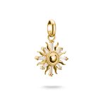 Thomas Sabo Nap kövekkel aranyozott ezüst connect charm CC1246-414-14