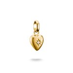 Thomas Sabo Aranyozott szív vésett csillaggal connect charm CC1234-414-14