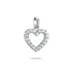 Thomas Sabo Kivágott szív ezüst connect charm CC1237-051-14