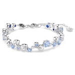 Swarovski Constella ezüst színű karkötő kék kristállyal 5722479