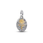 Pandora ékszer ME rózsa bicolor függő charm 764087C00
