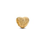 Pandora ékszer Texturált shine szív mini charm 764000C00