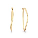 Jackie Gold Antibes 14K arany statement karika fülbevaló JKE25.518