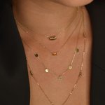 Jackie Gold Csillanó Körök 14K arany nyaklánc JKN20.045