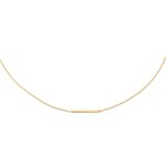 Jackie Gold 14K arany bar nyaklánc rúd díszítéssel JKN20.052