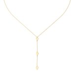 Jackie Gold Cheek-Y Drop 14 karátos arany nyaklánc JKN23.355