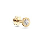 Jackie Gold Vintage fehér topáz 14K arany piercing JKP25.537