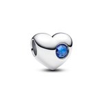 Pandora ékszer  Gravírozható szív Szeptember ezüst charm 794161C09