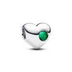 Pandora ékszer Gravírozható szív Május ezüst charm 794161C05