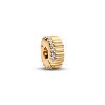 Pandora ékszer Bordázott shine szilikonos klip cirkóniával 764078C01
