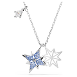 Swarovski Symbolica ezüst színű nyaklánc kék csillaggal 5734252