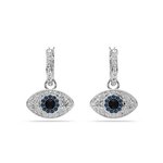 Swarovski Symbolica gonosz szem ezüst színű fülbevaló 5710939