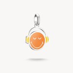 Thomas Sabo  SmileyWorld Fejhallgató ezüst connect charm CC1297-664-8