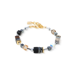 Coeur de Lion GeoCUBE precious Motion gold karkötő 3017/30-1211