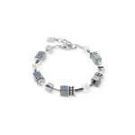 Coeur de Lion GeoCUBE platina karkötő 4015/30-1217