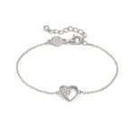 Nomination Petite Sparkle szív ezüst karkötő 242300/004