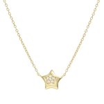 Nomination Petite Sparkle csillag aranyozott ezüst nyaklánc 242303/009