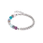 Coeur de Lion GeoCUBE Fusion Summer ezüst couture karkötő 3021/30-1550