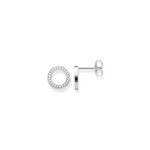 Thomas Sabo Kör alakú ezüst fülbevaló cirkónia kövekkel SCH150214