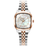 Roamer Stella rozé és ezüst szíjas gyöngyház számlapos női karóra 966847492020