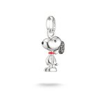 Thomas Sabo Snoopy pávé köves ezüst charm CC1310-691-11