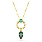 Swarovski Mesmera arany színű nyaklánc zöld függő kristály dísszel 5732484