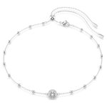Swarovski Una Angelic kör medálos ezüst színű nyaklánc 5733116